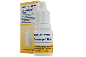 CORNEREGEL Fluid eye drops, 10 ml