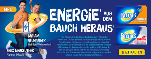 BION3 50+ Energy Tablets, 30 pcs