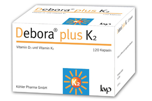 DEBORA plus K2 capsules, 120 pcs