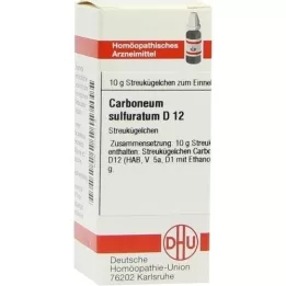 CARBONEUM SULFURATUM D 12 globules, 10 g