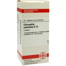 CHIMAPHILA UMBELLATA D 12 tablets, 80 count