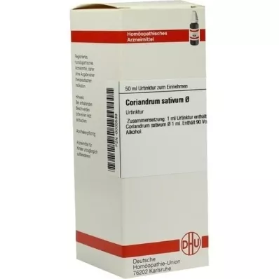 CORIANDRUM sativum mother tincture D 1, 50 ml CORIANDRUM sativum mother tincture D 1, 50 ml
