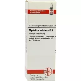 MYRISTICA SEBIFERA D 3 dilution, 20 ml