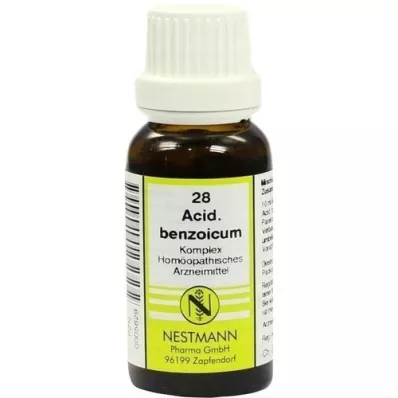 ACIDUM BENZOICUM KOMPLEX No.28 Dilution, 20 ml ACIDUM BENZOICUM KOMPLEX No.28 Dilution, 20 ml
