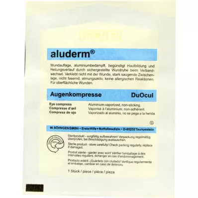 ALUDERM Eye compresses DuOcul sterile, 1 pc
