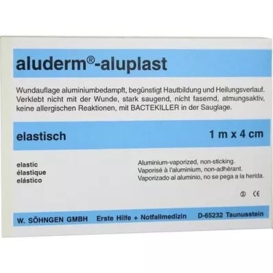 ALUDERM aluplast Wundverb.Pfl.4 cmx1 m elastic, 1 piece ALUDERM aluplast Wundverb.Pfl.4 cmx1 m elastic, 1 piece