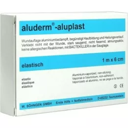 ALUDERM aluplast Wundverb.Pfl.6 cmx1 m elastic, 1 piece