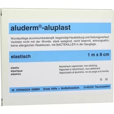ALUDERM aluplast Wundverb.Pfl.8 cmx1 m elastic, 1 piece ALUDERM aluplast Wundverb.Pfl.8 cmx1 m elastic, 1 piece