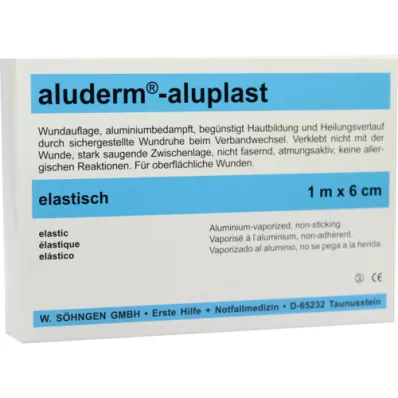 ALUDERM aluplast Wundverb.Pfl.6 cmx1 m stable, 1 piece ALUDERM aluplast Wundverb.Pfl.6 cmx1 m stable, 1 piece