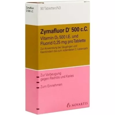 ZYMAFLUOR D 500 C C tablets, 90 pcs ZYMAFLUOR D 500 C C tablets, 90 pcs