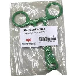 KATHETERKLEMME scissor shape plastic, 1 piece