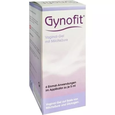 GYNOFIT Vaginal Gel a.Base.v.lactic acid+glucose, 6X5 ml