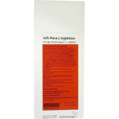INFI PARA L injection ampoules, 10X5 ml INFI PARA L injection ampoules, 10X5 ml