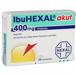 IBUHEXAL acute 400 film-coated tablets, 20 pcs