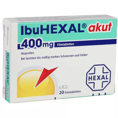 IBUHEXAL acute 400 film-coated tablets, 20 pcs