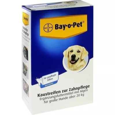 BAY O PET Dental chewing strips for large dogs, 140 g BAY O PET Dental chewing strips for large dogs, 140 g