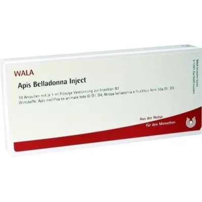 APIS BELLADONNA Inject ampoules, 10X1 ml APIS BELLADONNA Inject ampoules, 10X1 ml