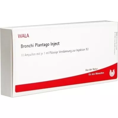 BRONCHI PLANTAGO Inject ampoules, 10X1 ml BRONCHI PLANTAGO Inject ampoules, 10X1 ml