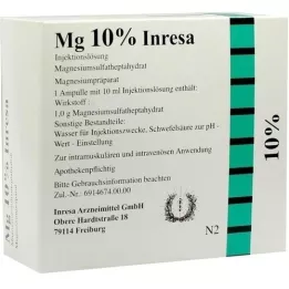 MG 10% Inresa injection solution, 10X10 ml