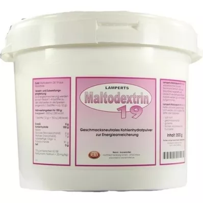 MALTODEXTRIN 19 Lamperts powder, 3500 g
