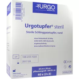 URGOTUPFER plum size sterile 2+3, 200 pcs