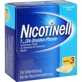 NICOTINELL 7 mg/24 hour patch 17.5 mg, 21 pcs