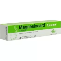 MAGNESIOCARD 7.5 mmol effervescent tablets, 20 pcs
