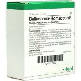 BELLADONNA HOMACCORD Ampoules, 10 pcs