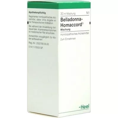 BELLADONNA HOMACCORD Drops, 30 ml BELLADONNA HOMACCORD Drops, 30 ml