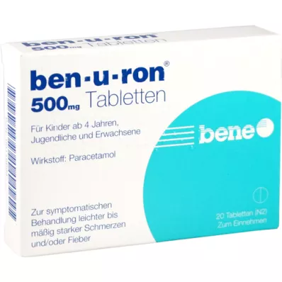 BEN-U-RON 500 mg tablets, 20 pcs BEN-U-RON 500 mg tablets, 20 pcs