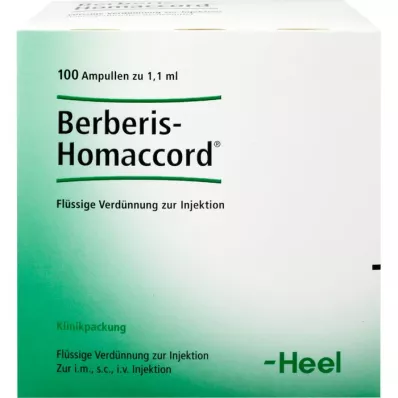 BERBERIS HOMACCORD Ampoules, 100 pcs