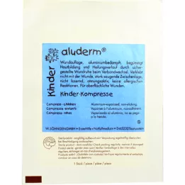 ALUDERM Childrens compresses 6x6 cm, 1 piece