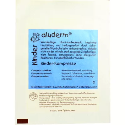 ALUDERM Childrens compresses 6x6 cm, 1 piece