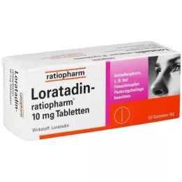 LORATADIN-ratiopharm 10 mg tablets, 50 pcs