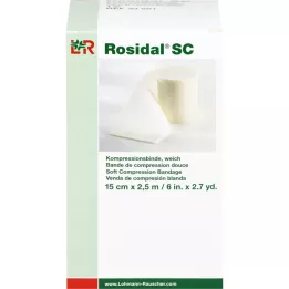 ROSIDAL SC Compression bandage soft 15 cmx2.5 m, 1 piece