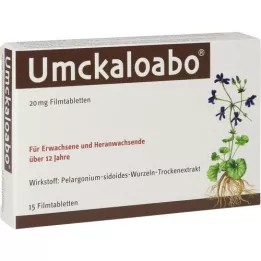 UMCKALOABO 20 mg film-coated tablets, 15 pcs