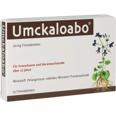 UMCKALOABO 20 mg film-coated tablets, 15 pcs UMCKALOABO 20 mg film-coated tablets, 15 pcs