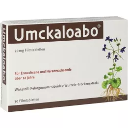 UMCKALOABO 20 mg film-coated tablets, 30 pcs