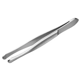 ApoLine tweezers, rounded 8 cm chrome-plated, 1 piece