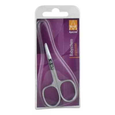 Apoline baby scissors 8 cm chrome-plated (1 piece) Apoline baby scissors 8 cm chrome-plated (1 piece)