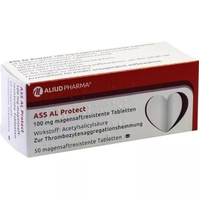 ASS AL Protect 100 mg gastric juice tablets, 50 pcs ASS AL Protect 100 mg gastric juice tablets, 50 pcs