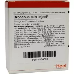 BRONCHUS suis Injeel ampoules, 10 pcs