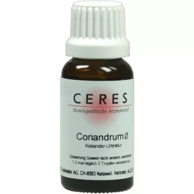 CERES Coriandrum mother tincture, 20 ml CERES Coriandrum mother tincture, 20 ml