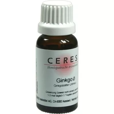 CERES Ginkgo mother tincture, 20 ml CERES Ginkgo mother tincture, 20 ml