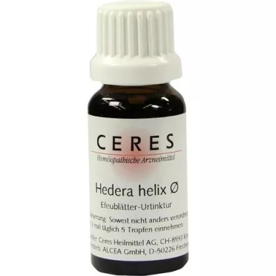 CERES Hedera helix mother tincture, 20 ml CERES Hedera helix mother tincture, 20 ml