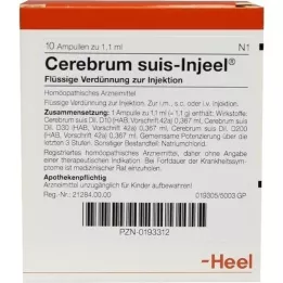 CEREBRUM SUIS Injeel ampoules, 10 pcs