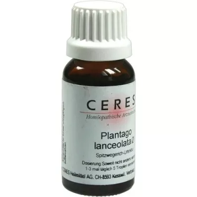 CERES Plantago lanceolata mother tincture, 20 ml