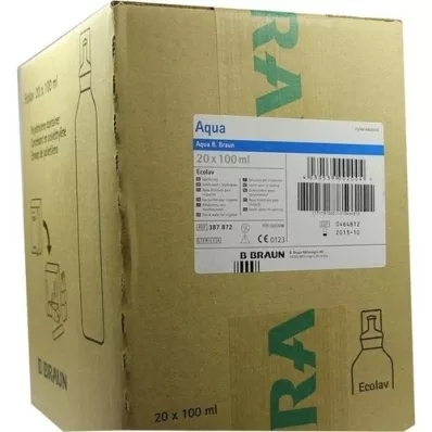 AQUA B.Braun rinsing solution Ecolav, 20X100 ml