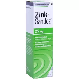 ZINK SANDOZ Effervescent tablets, 20 pcs