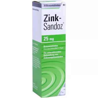 ZINK SANDOZ Effervescent tablets, 20 pcs